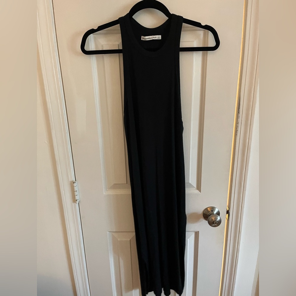 Abercrombie & Fitch Ribbed Bodycon Midi Dress